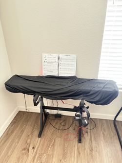 Donner DEP-20 Lite Beginner Digital Piano 88 Key Weighted Full Size Keyboard, Portable Electric Piano Set with Stand