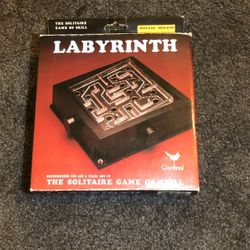 Travel Labyrinth The Solitaire Game Of Skill 1987 Vintage In Box