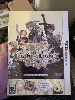 Legend of Legacy 3DS Launch Edition BRAND NEW. Sealed!