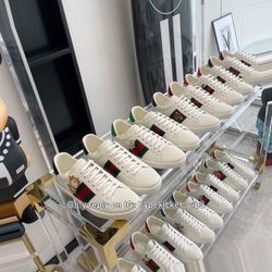 Gucci Ace Differnent Style White Sneaker In stock Thumbnail