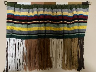 Handmade macramé tapestries