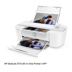 HP DeskJet 3772 Wifi Printer + INK!