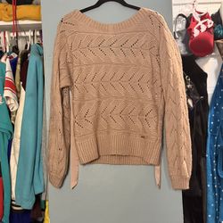 Abercrombie & Fitch Beige Sweater – Size Large