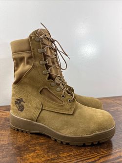 McRae USMC Combat Boots Men’s 8.5 W Hot Weather Vibram Sole Military Issued EGA