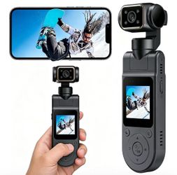 1080P Vlogging Camera, Portable Pocket Action Camera, WiFi Mini Body Cam
