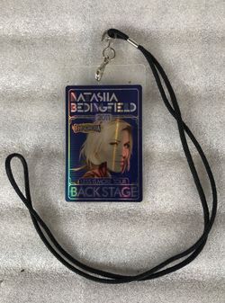 Natasha Bedingfield Laminated Backstage Pass 2011
