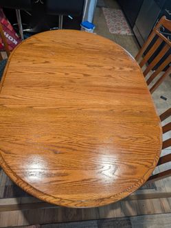 Dining table with 6 chairs