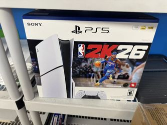 Sony - PlayStation 5 Slim Console Disc Edition - NBA 2K26 Bundle (New)| $5 Down | Payment plan available