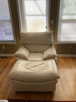 Armchair with Ottoman.