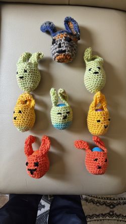 8 Handmade Cute Egg Bunny