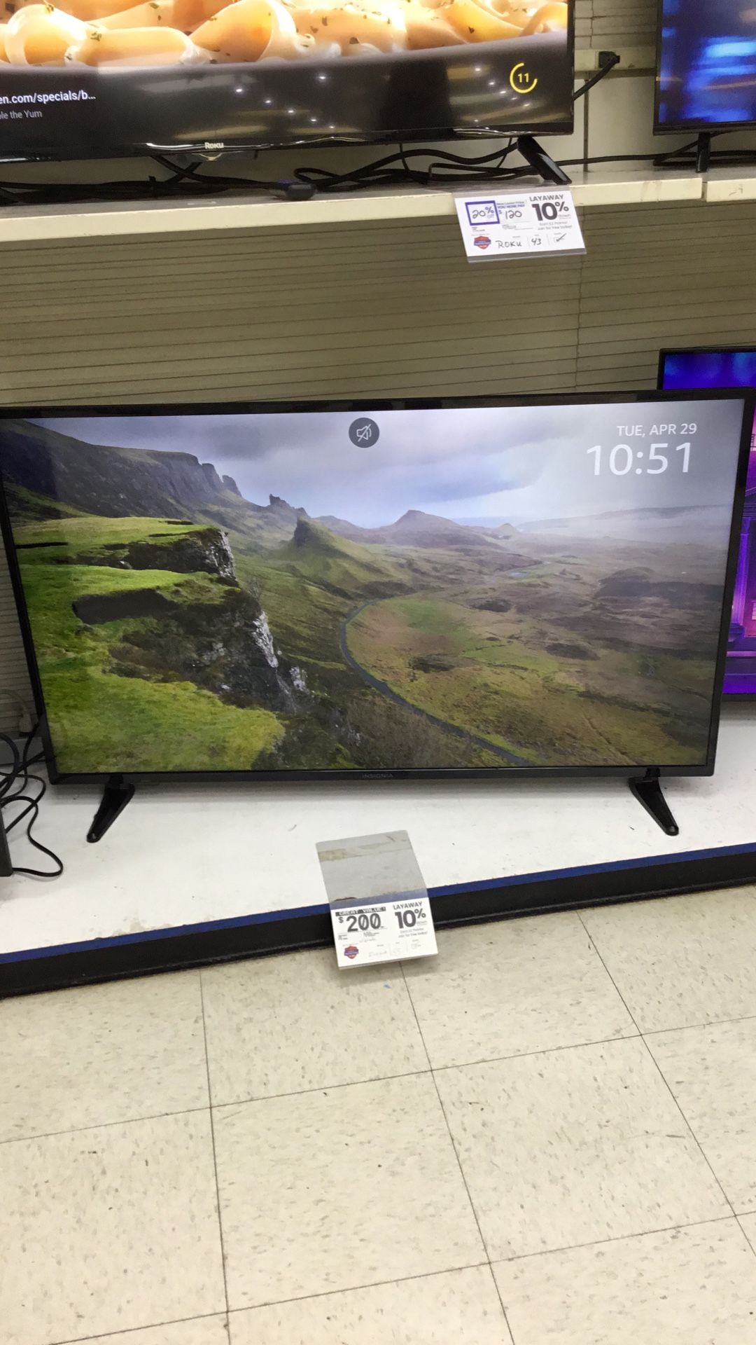 $200. Insignia Smart TV