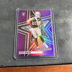 Numbered Brock Bowers #666 / 999 Rookie And Stars 