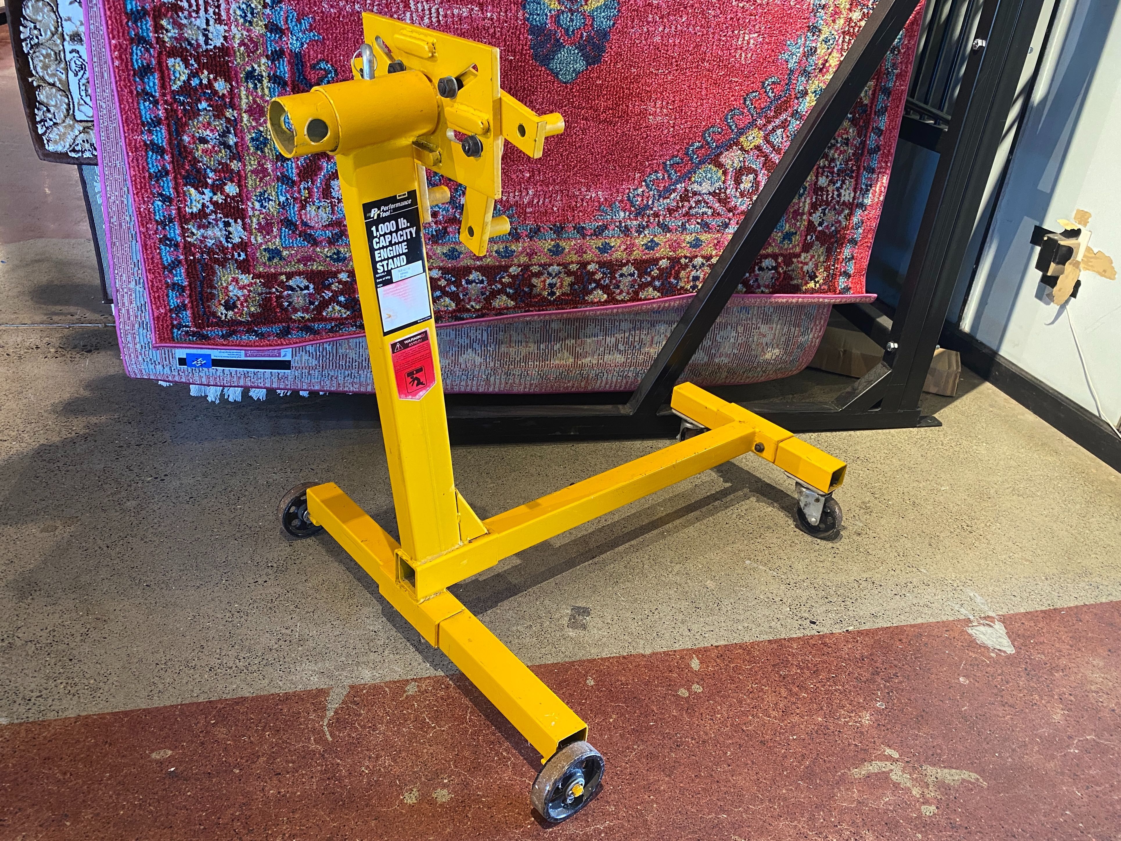 PERFORMANCE TOOLS 1000Lb. Engine Stand Model #W41625