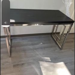 Table With Silver Chrome Accents for Sale in Washington, DC - OfferUp