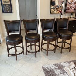 4 American Heritage Billiards Shae Bar Stools 
