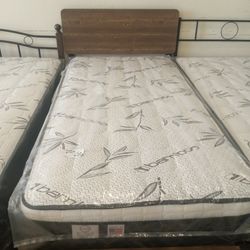 Twin Size Bed And Pillow Top Mattress