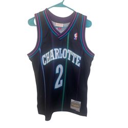 Charlotte Hornets NBA Jersey Black,Purple Sportswear 