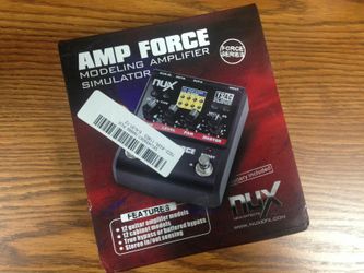 Guitar processor amp sim