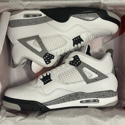 Jordan 4 White Cement 8, 9.5-13M