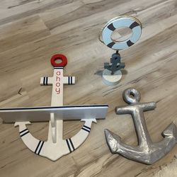 Boys Room Anchor Decor 