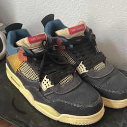 Size 11 Union LA x Air Jordan 4 Retro 'Off Noir'