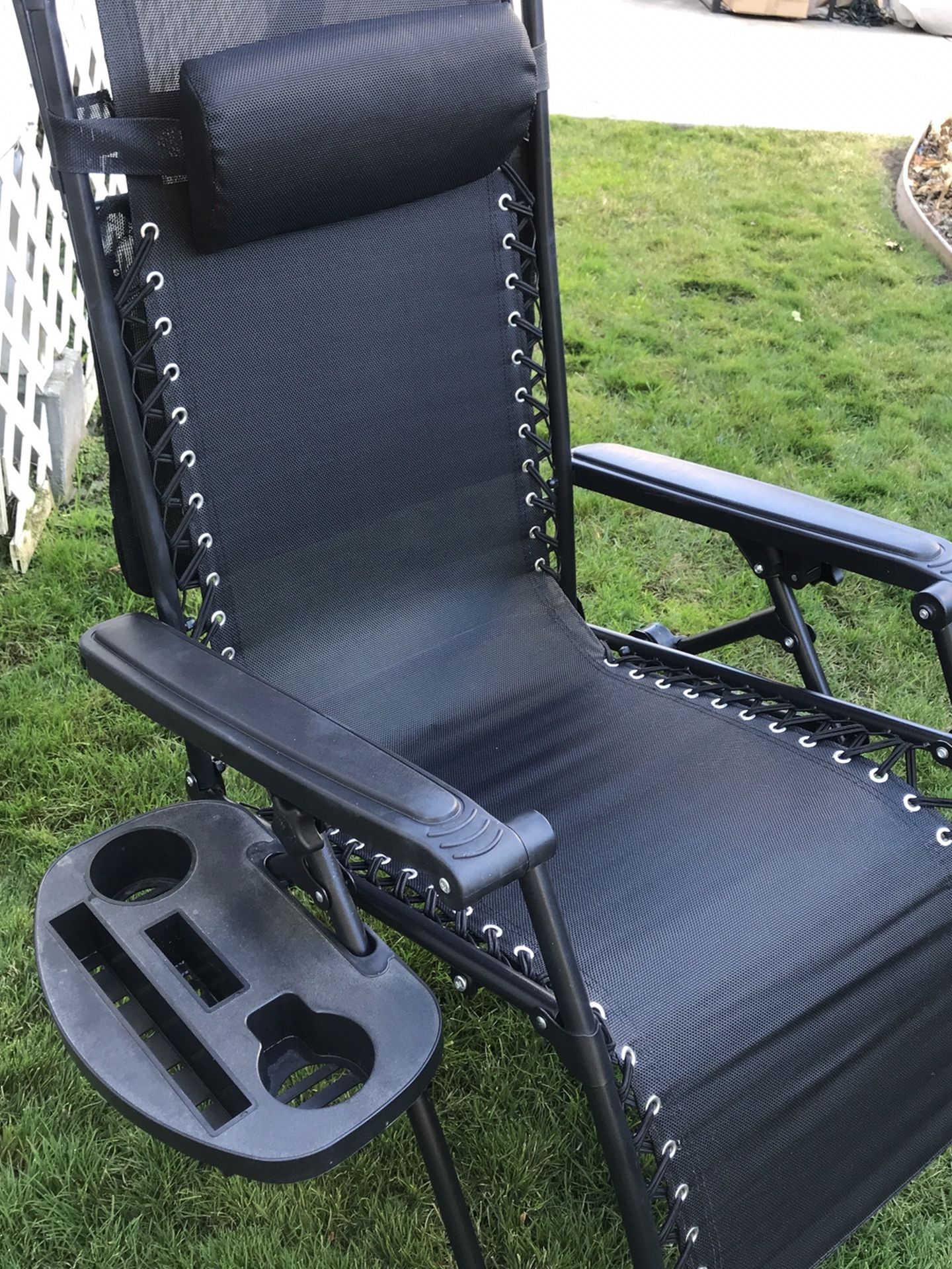 Folding Zero Gravity Outdoor Recliner Patio Lounge Chair