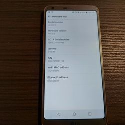 2017 LG G6 Thinq 4GB/32GB  unlocked cell phone