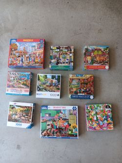 Jigsaw puzzles. $6 each