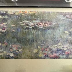 Monet Water Lilies Art Print - Excellent Condition