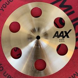 Sabian AAX Series 10” O-Zone Splash Drum Cymbal BRAND NEW Retails for $179