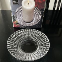 Mikasa Diamond Fire Pillar Candle Holder