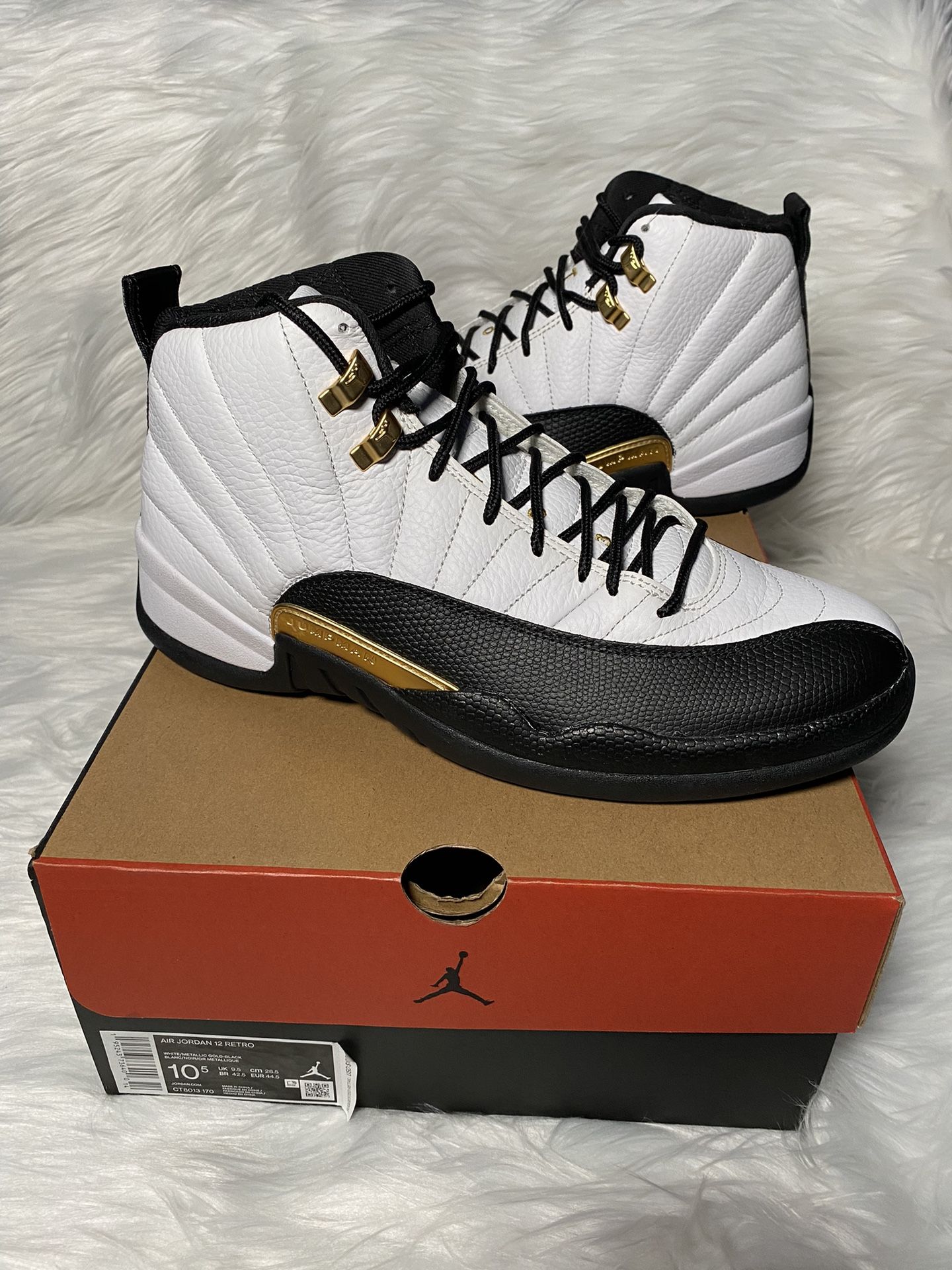 New 2021 Air Jordan 12 Retro Royalty Taxi Size 10.5