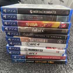 PS4 Games 10$ Each