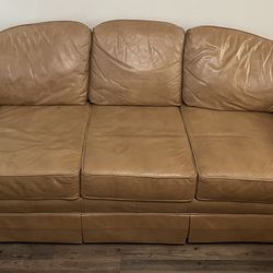 Leather Sofa - FREE!