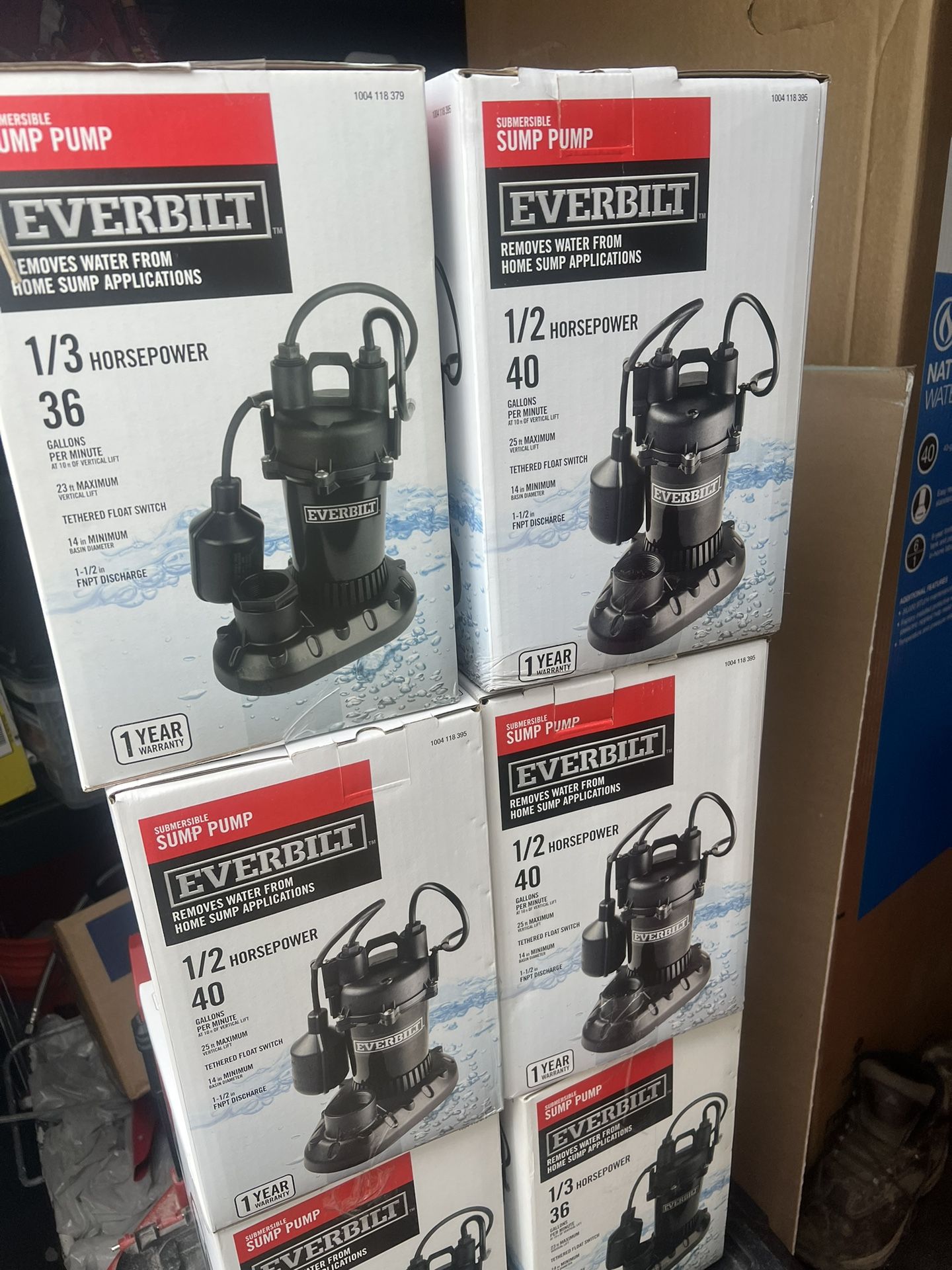 Sump Pumps