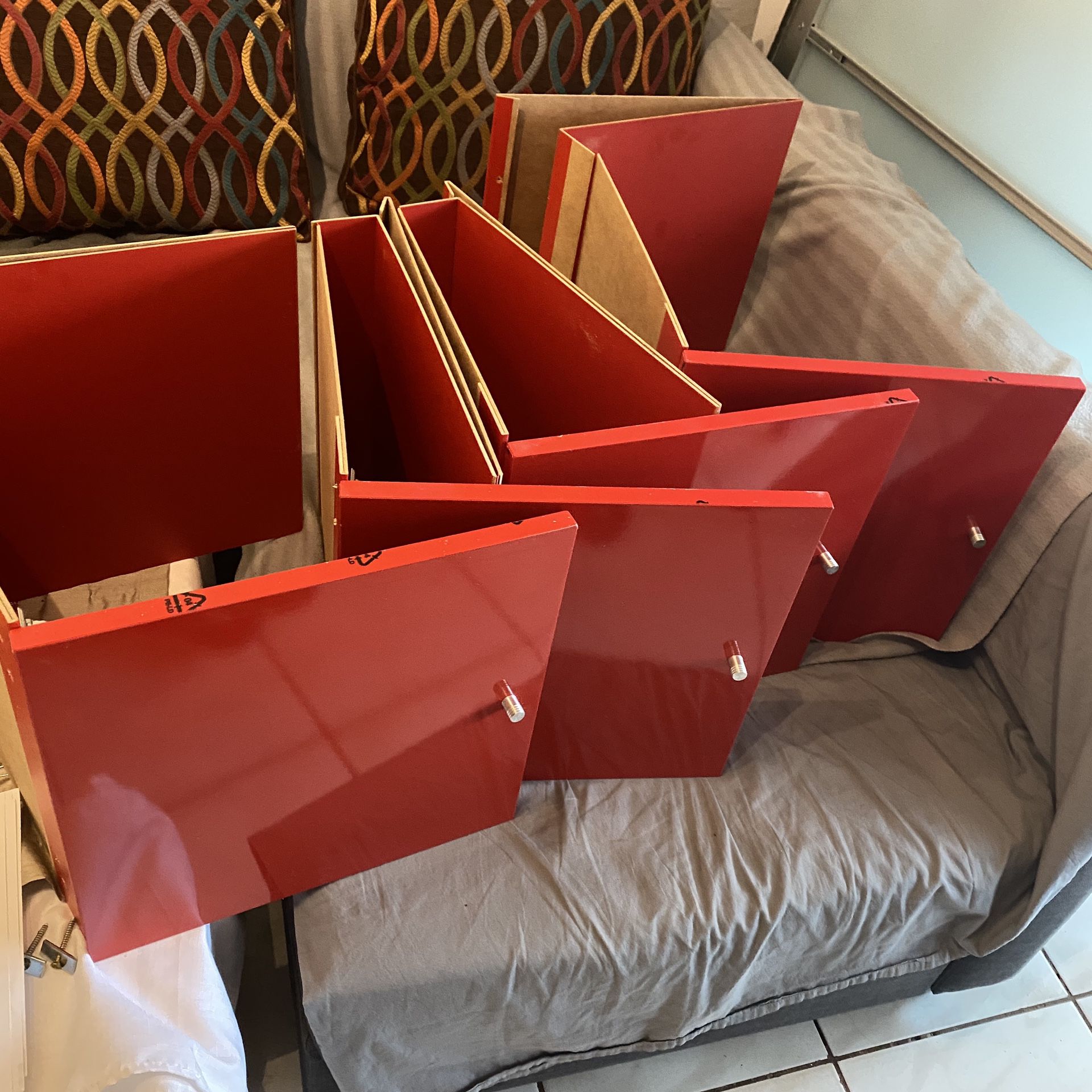 Ikea Red Doors Inserts for Sale Hollywood, FL - OfferUp