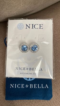 Aretes Con Perla Azul