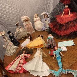 13 Collectible Dolls 