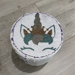 Color Changing Unicorn Children’s Ottoman 