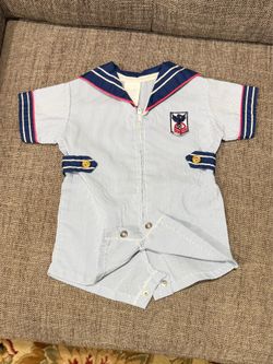 1981 Infant Sailor onesie Size 3-6 months