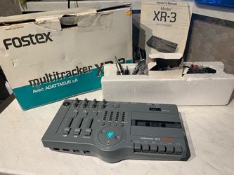 NIB Fostex XR-3 Multitracker 4-Track Cassette Recorder - New Old Stock