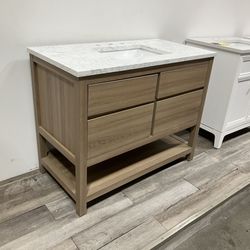 43" Bathroom Vanity Stone Countertop (Open Box)