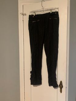 Express Black Pants with Zip Pockets