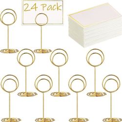 Table Number Cards And Holders 