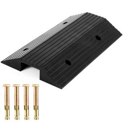 Kritkin Rubber Ramps For Doorways Bridge Threshold Wheelchair Ramp Non Slip For Home, Walk In Shower, Get In And Out Of Houses, For Baby,Pet Stroller,