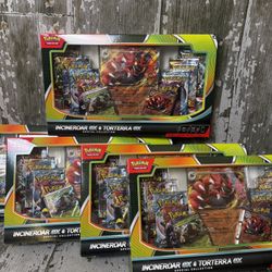 Pokemon TCG Incineroar ex and Torterra ex Special Collection