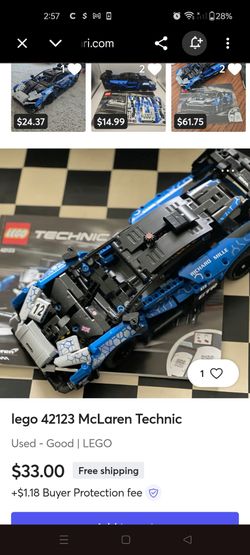 Lego Technic cars (x2)