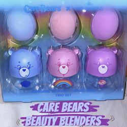 Care Bear Beauty Blenders With Travel Case Trio Set