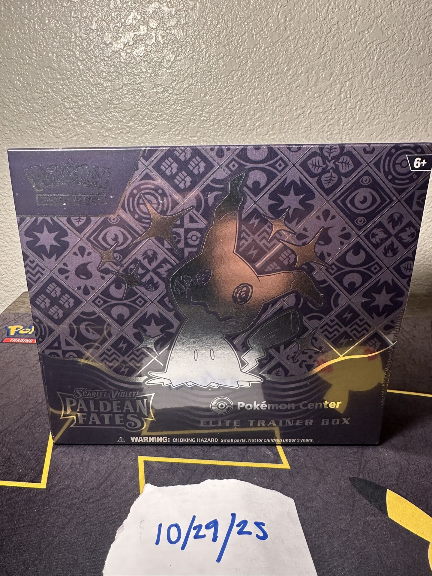 Pokemon Paldean Fates Elite Trainer Box Pokemon Center Exclusive - SEALED