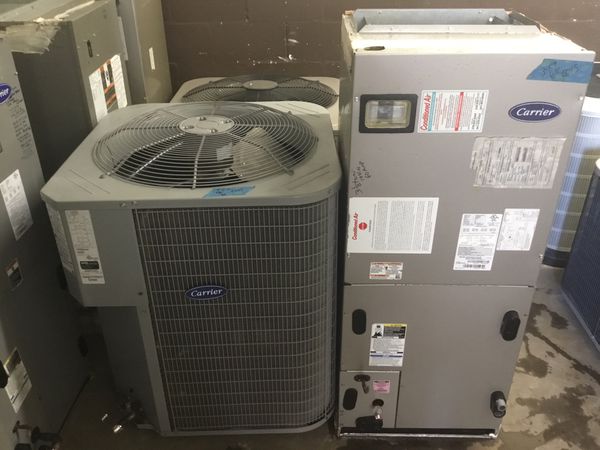 average cost of a carrier package central heat and air unit